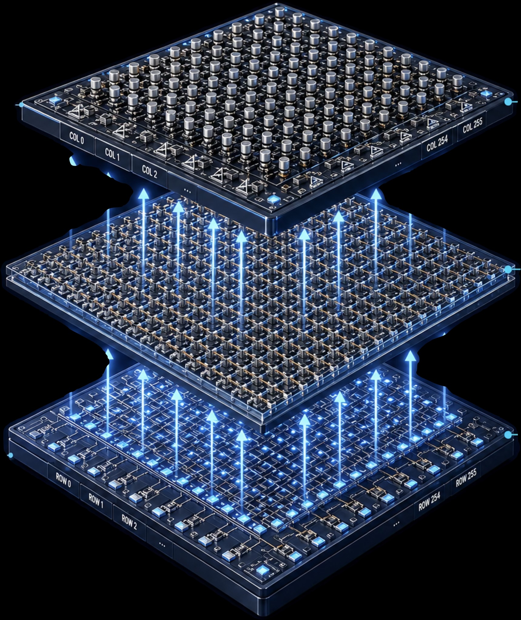 Analog AI compute array